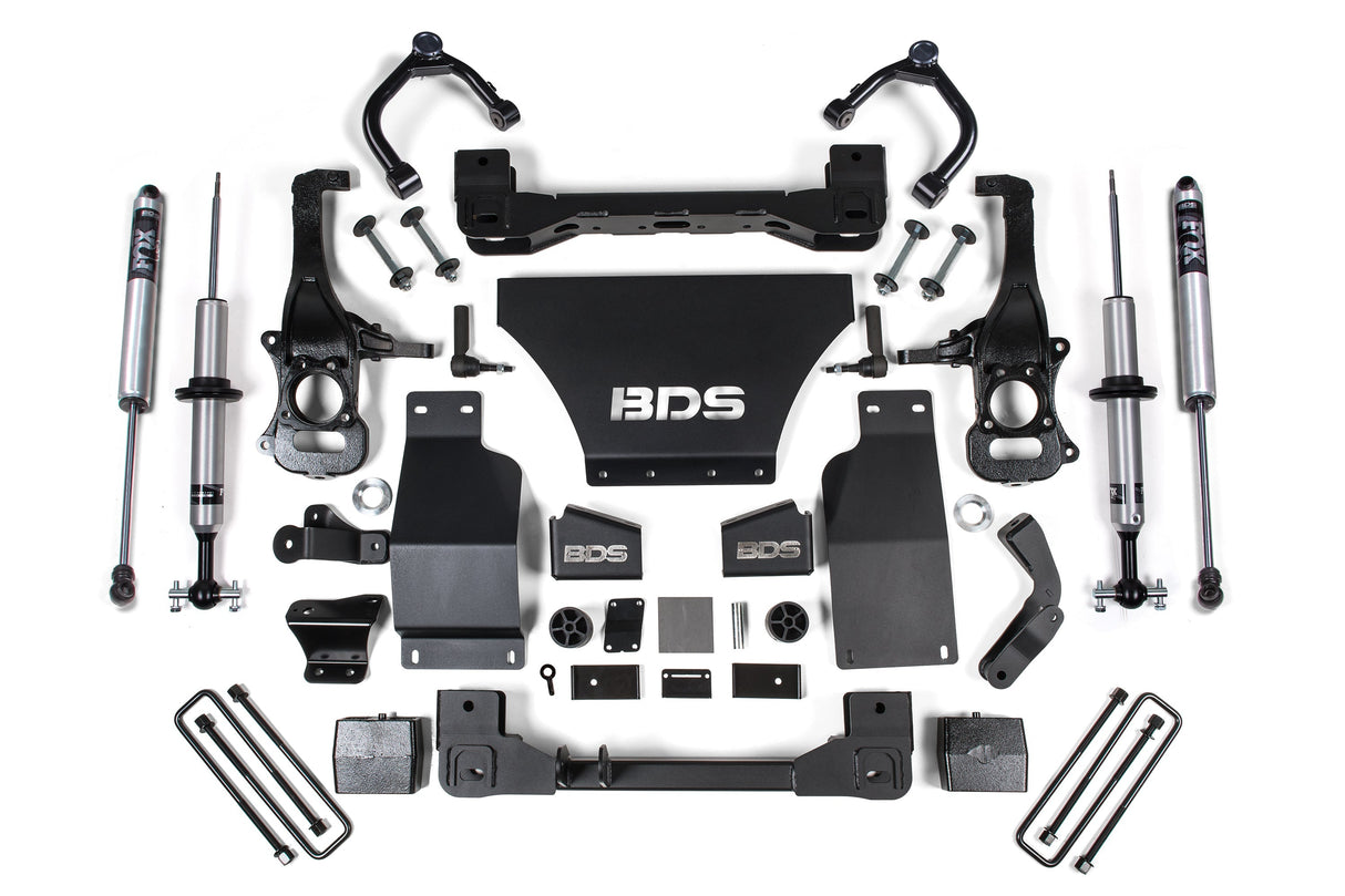 6 Inch Lift Kit | Chevy Silverado or GMC Sierra 1500 (19-26) 4WD | Gas BDS Suspension
