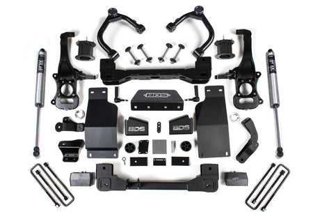 4 Inch Lift Kit | Chevy Silverado or GMC Sierra 1500 (19-24) 4WD | Diesel BDS Suspension