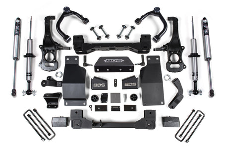 4 Inch Lift Kit | Chevy Silverado or GMC Sierra 1500 (19-24) 4WD | Diesel BDS Suspension