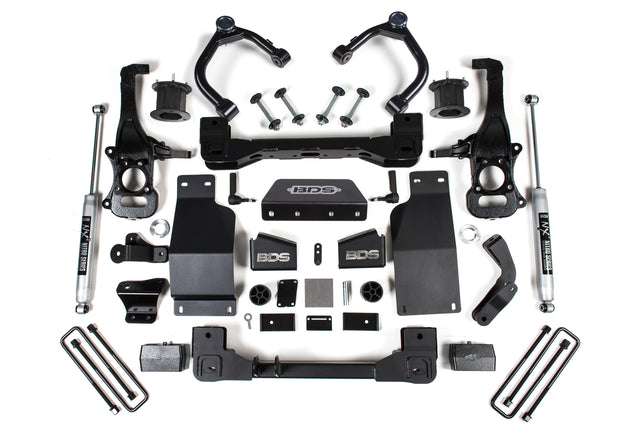 4 Inch Lift Kit | Chevy Silverado or GMC Sierra 1500 (19-24) 4WD | Diesel BDS Suspension