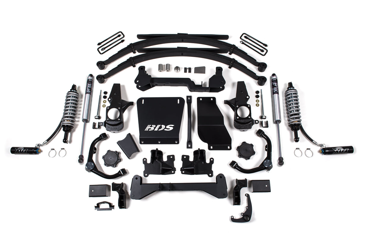 6.5 Inch Lift Kit | FOX 2.5 Coilover Conversion | Chevy Silverado or GMC Sierra 2500HD/3500HD (01-10) | Diesel BDS Suspension