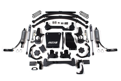 6.5 Inch Lift Kit | FOX 2.5 Coilover Conversion | Chevy Silverado or GMC Sierra 2500HD/3500HD (01-10) | Diesel BDS Suspension