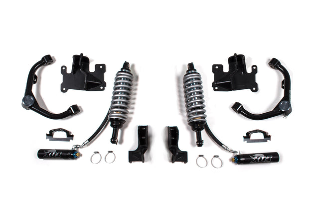 FOX 2.5 Coilover Conversion Upgrade - 6.5 Inch Lift | Factory Series | Chevy Silverado or GMC Sierra 2500HD/3500HD (01-10) 4WD | Diesel BDS Suspension