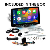 Boss Elite BE10ACP.WX 10.1" Single DIN Digital Multimedia Receiver w/ Bluetooth, Wireless Apple CarPlay and Android Auto (SiriusXM Ready) Boss Elite