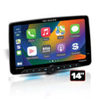 Boss Elite BE14ACP.WX 14" Single Din Touchscreen with Wireless Apple Carplay/Android Auto XM Ready Boss Elite
