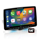 Boss Elite BE14ACP.WX 14" Single Din Touchscreen with Wireless Apple Carplay/Android Auto XM Ready Boss Elite