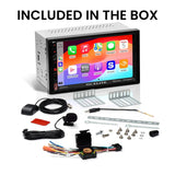 Boss Elite BE7ACP.WX 7" Double Din Touchscreen w/ Wireless Apple Carplay/Android Auto XM Ready Boss Elite