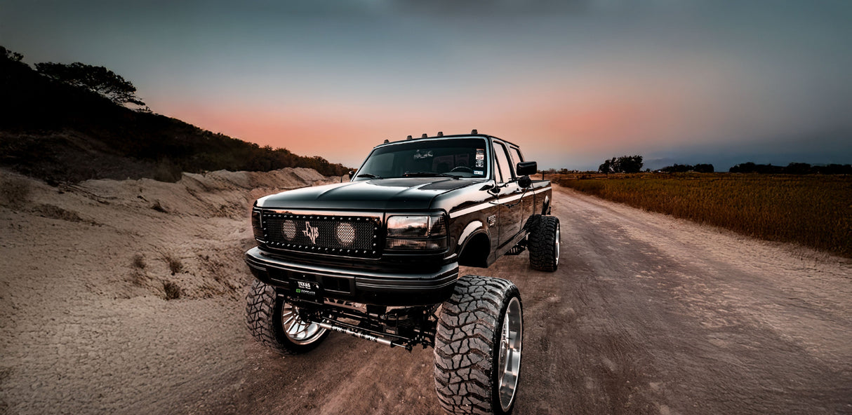 Complete Performance Paintable Headlight Bezels - 1992-1997 Ford F-Series & Bronco Complete Performance