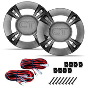 BIO-4-COX // 80 Watts RMS 4" Coaxial Car Speakers, Pair CT Sounds