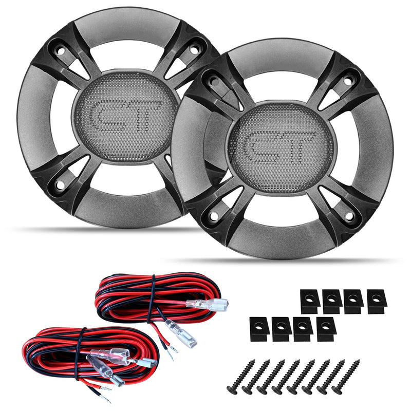 BIO-4-COX // 80 Watts RMS 4" Coaxial Car Speakers, Pair CT Sounds
