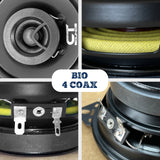BIO-4-COX // 80 Watts RMS 4" Coaxial Car Speakers, Pair CT Sounds