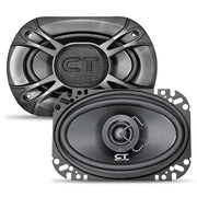 BIO-4X6-COX // 80 Watts RMS 4x6" Coaxial Car Speakers, Pair CT Sounds