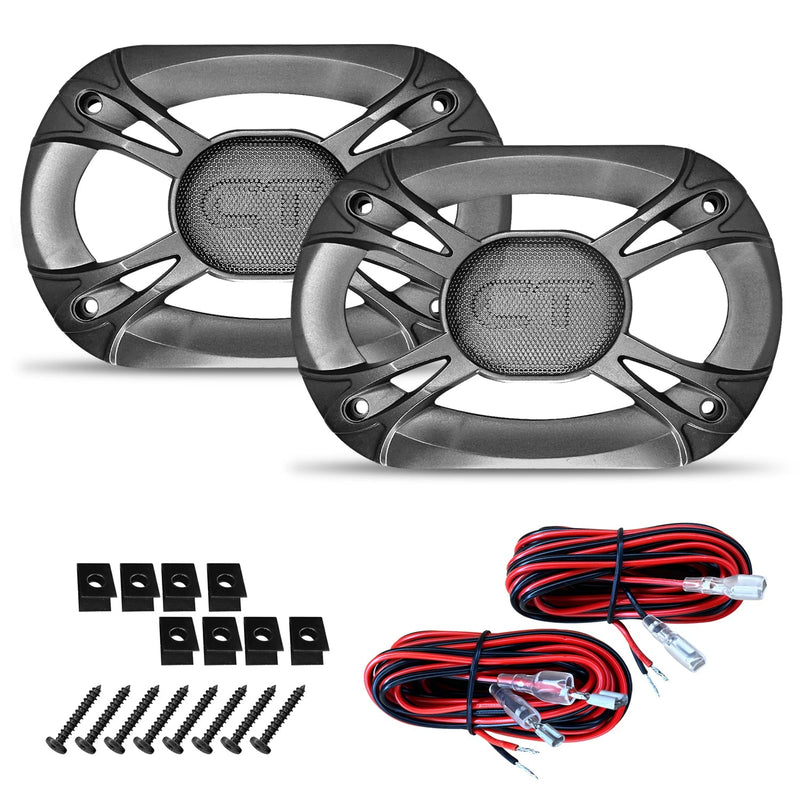 BIO-4X6-COX // 80 Watts RMS 4x6" Coaxial Car Speakers, Pair CT Sounds