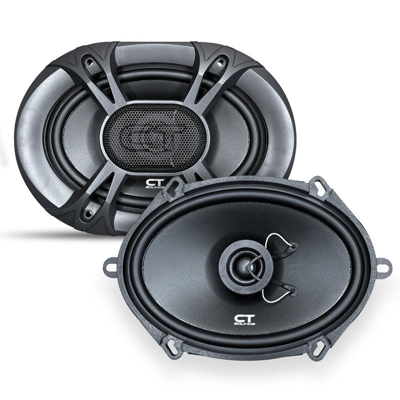 BIO-5X7-COX // 80 Watts RMS 5x7" Coaxial Car Speakers, Pair CT Sounds