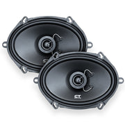 BIO-5X7-COX // 80 Watts RMS 5x7" Coaxial Car Speakers, Pair CT Sounds