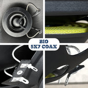 BIO-5X7-COX // 80 Watts RMS 5x7" Coaxial Car Speakers, Pair CT Sounds
