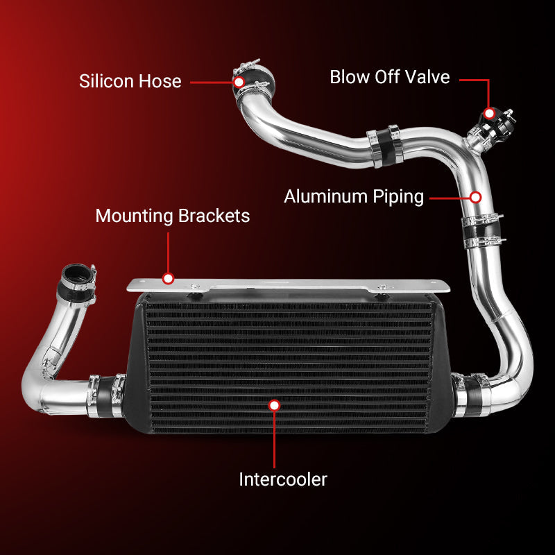 Flashak Intercooler Piping Pipe Tube BOV Kit for 82-92 Chevrolet Camaro LS1 Engine Swap Flashark