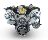 GM LS Compatible 376 c.i. Engine and ZF-8 Speed Automatic Transmission - 530 Horsepower - Standard Edition Builder Series - BluePrint Engines Calibrated ECU - Natural Pulley Kit