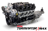 GM LS Compatible 376 c.i. Engine and TKX Manual Transmission - 530 Horsepower - Standard Edition Builder Series - Natural Pulley Kit - Holley Terminator X EFI System