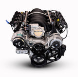 GM LS Compatible 376 c.i. Engine and TKX Manual Transmission - 530 Horsepower - Standard Edition Builder Series - Natural Pulley Kit - Holley Terminator X EFI System