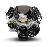 GM LS Compatible 376 c.i. Engine and 4L65/70E Automatic Transmission - 530 Horsepower - Standard Edition Builder Series - Natural Pulley Kit - Holley Terminator X EFI System