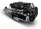 GM LS Compatible 376 c.i. Engine and T56 Manual Transmission - 530 Horsepower - Standard Edition Builder Series - Black Pulley Kit - Holley Terminator X EFI System