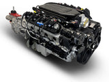 GM LS Compatible 376 c.i. Engine and T56 Manual Transmission - 530 Horsepower - Standard Edition Builder Series - Black Pulley Kit - Holley Terminator X EFI System