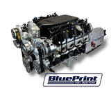 GM LS Compatible 376 c.i. Engine and ZF-8 Speed Automatic Transmission - 510 Horsepower - Standard Edition Builder Series - BluePrint Engines Calibrated ECU - Natural Pulley Kit