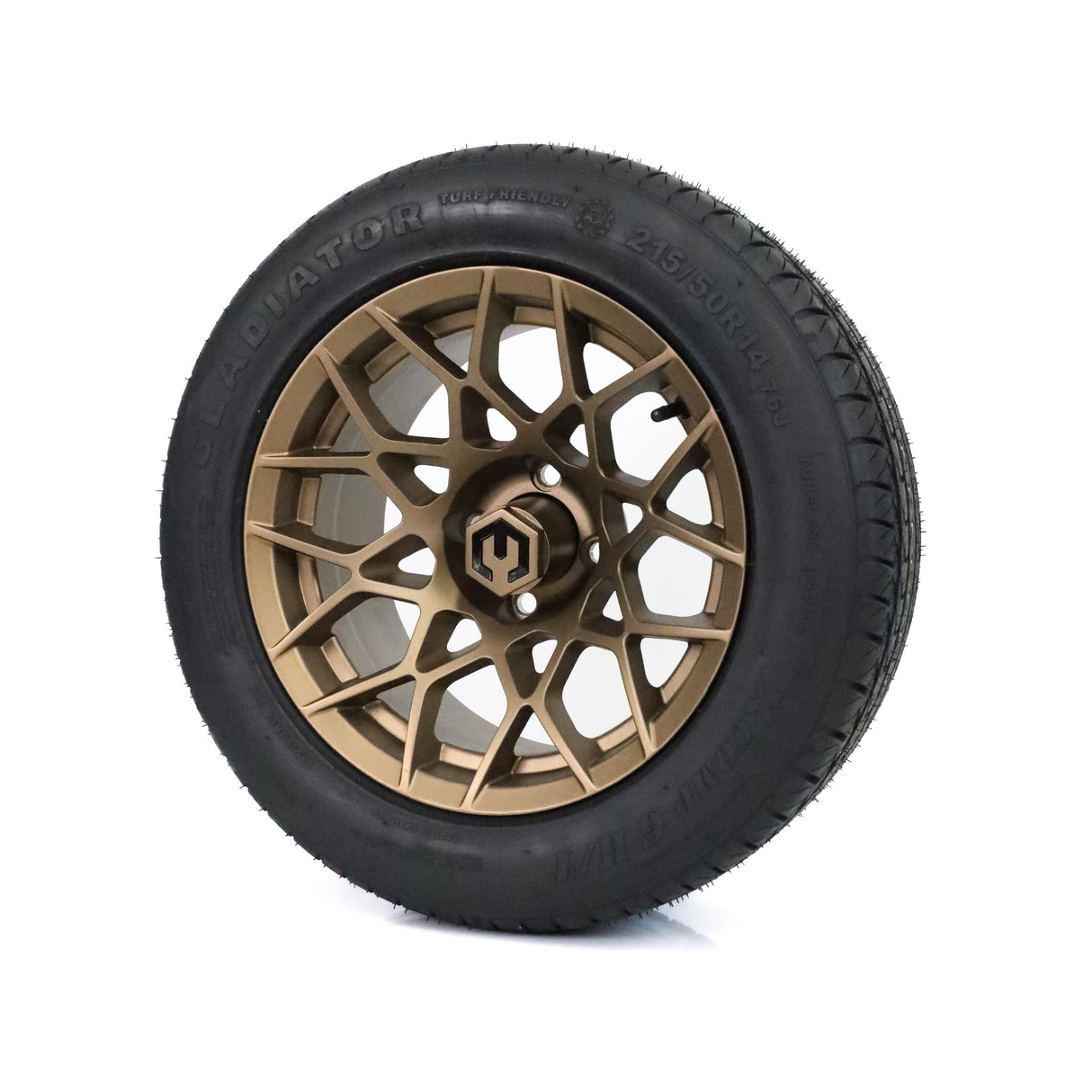 MODZ Blitz 14x7 Matte Bronze & X Comp H/T Tire Package