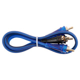 1.5FT Frosted RCA Audio Cable (BMV-BLS-1.5), 10-Pack (10 Individual Cables) Audiopipe