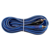 15FT Frosted RCA Audio Cable (BMV-BLS-15), 10-Pack (10 Individual Cables) Audiopipe