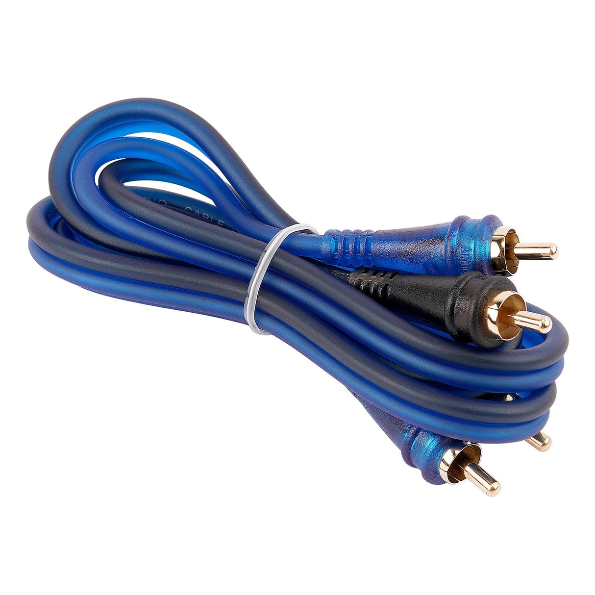 3FT Frosted RCA Audio Cable (BMV-BLS-3), 10-Pack (10 Individual Cables) Audiopipe