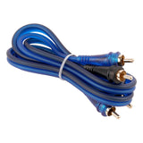3FT Frosted RCA Audio Cable (BMV-BLS-3), 10-Pack (10 Individual Cables) Audiopipe