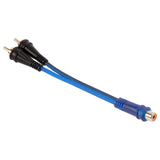 Oxygen Free Shielded “Y" RCA Audio Cable (BMV-BLS-YF-2M), 10-Pack (10 Individual Cables) Audiopipe