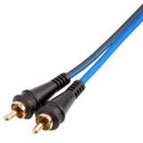Oxygen Free Shielded “Y" RCA Audio Cable (BMV-BLS-YF-2M), 10-Pack (10 Individual Cables) Audiopipe