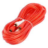15FT Oxygen Free RCA Audio Cable (BMV-G-15), 10-Pack (10 Individual Cables) Audiopipe