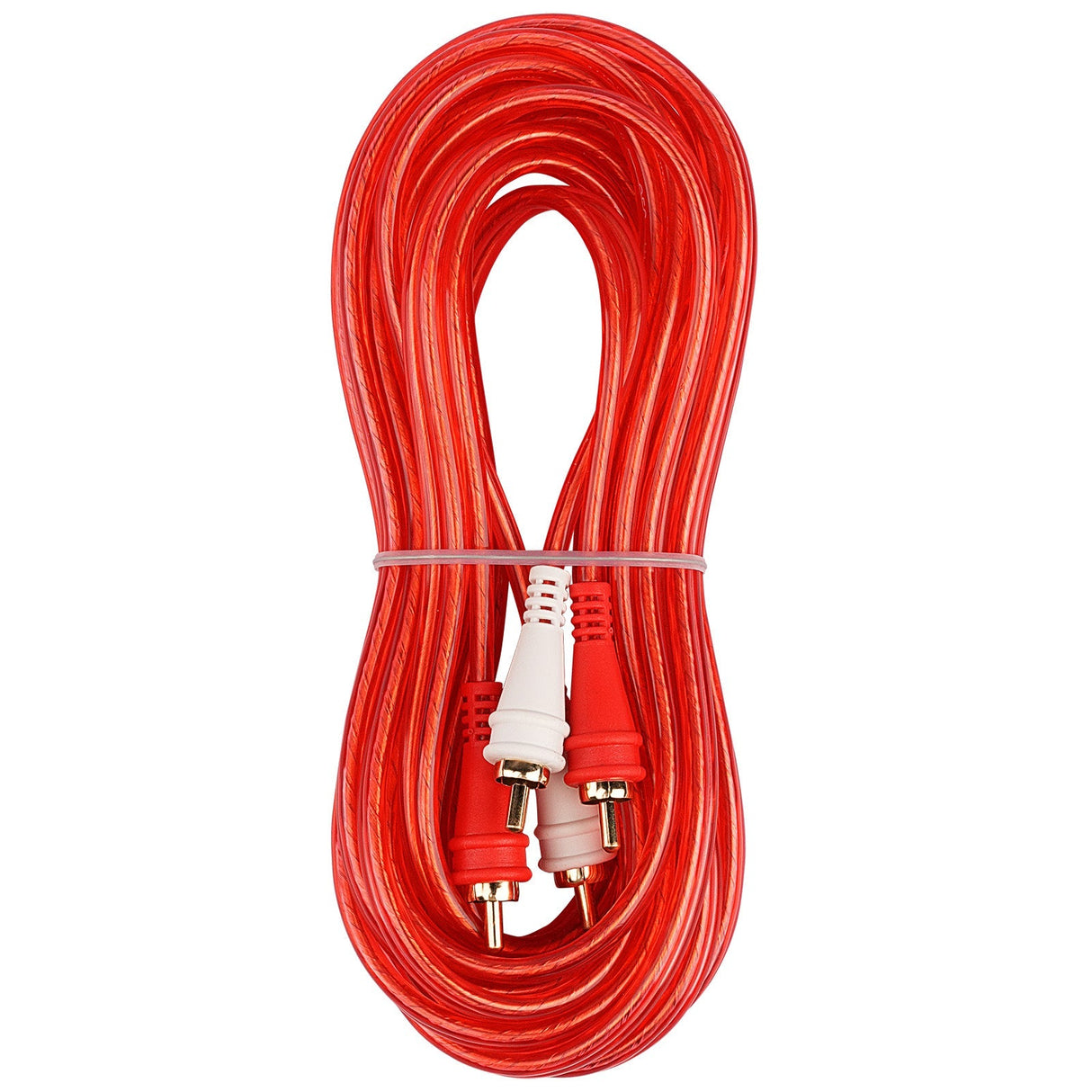 15FT Oxygen Free RCA Audio Cable (BMV-G-15), 10-Pack (10 Individual Cables) Audiopipe