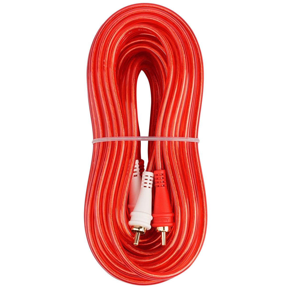 25FT Oxygen Free RCA Audio Cable (BMV-G-25), 10-Pack (10 Individual Cables) Audiopipe