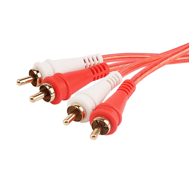 6FT Oxygen Free RCA Audio Cable (BMV-G-6), 10-Pack (10 Individual Cables) Audiopipe
