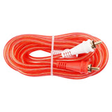 6FT Oxygen Free RCA Audio Cable With Right Angle (BMV-GRA-6), 10-Pack (10 Individual Cables) Audiopipe