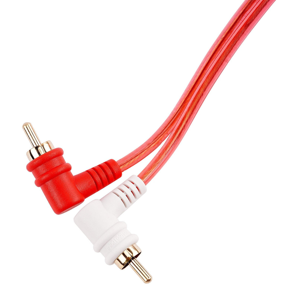 6FT Oxygen Free RCA Audio Cable With Right Angle (BMV-GRA-6), 10-Pack (10 Individual Cables) Audiopipe