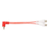 Male to 2 Female RCA Cable (BMV-GRA-M-2F), 10-Pack (10 Individual Cables) Audiopipe