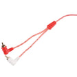 6Ft 3.5mm to RCA Cable (BMV-GST-35-6), 10-Pack (10 Individual Cables) Audiopipe