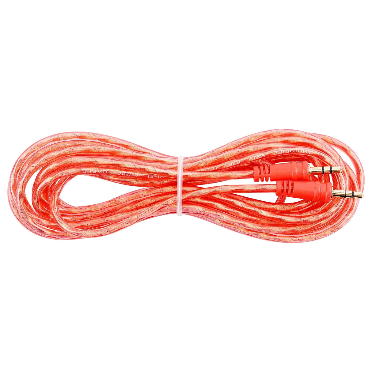 12Ft 3.5mm Audio Cable (BMV-GST-3535-12), 10-Pack (10 Individual Cables) Audiopipe