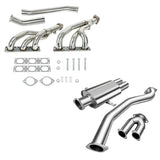 Short Tube Header & Y Pipe for 1996-2002 BMW E46 3-Series | E39 5-Series | Z3 | M52/M52TU/M54 2.5L/2.8L/3.0L I6