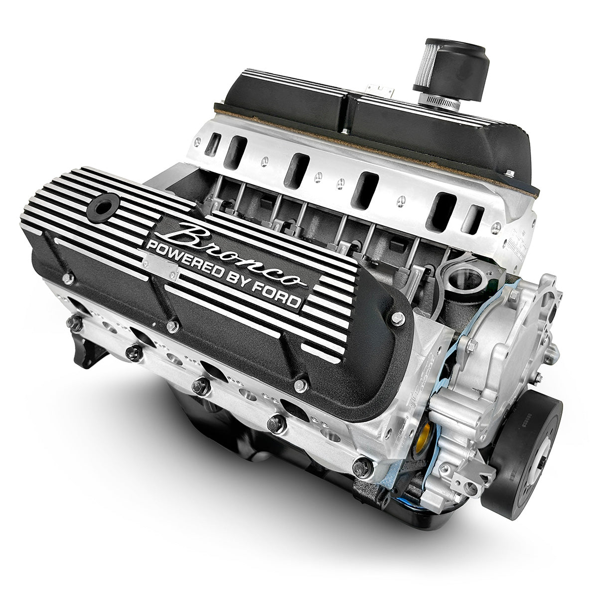 Ford Small Block Compatible 302 c.i. Engine - 365 Horsepower - Long Block Bronco Edition