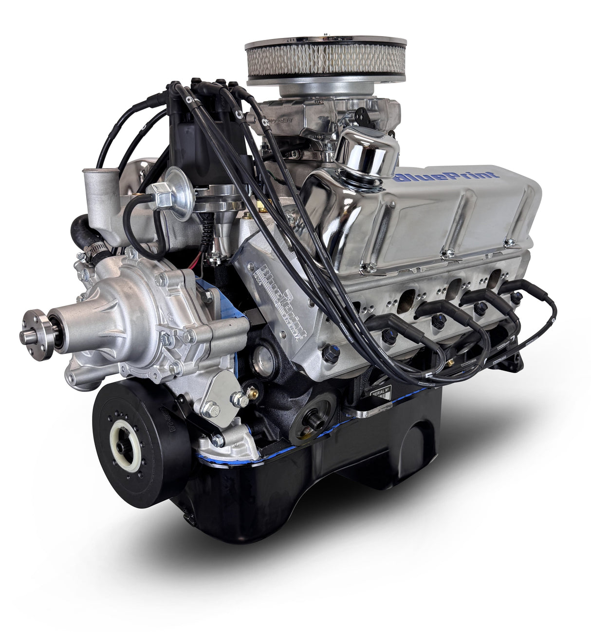 Ford Small Block Compatible 302 c.i. Engine - 361 Horsepower - Deluxe Dressed - Rear Sump - Fuel Injected