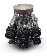 Ford Small Block Compatible 347 c.i. Engine - 415 Horsepower - Deluxe Dressed - Black Pulley Kit - Rear Sump - Fuel Injected