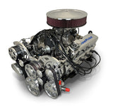 Ford Small Block Compatible 347 c.i. Engine - 415 Horsepower - Deluxe Dressed - Polished Pulley Kit - Rear Sump - Fuel Injected