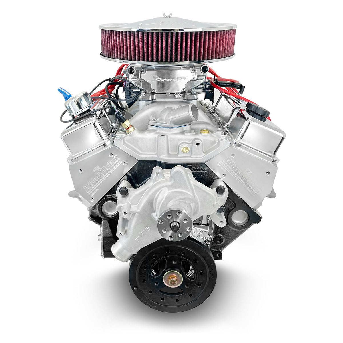 GM Small Block Compatible 383 c.i. Engine - 436 Horsepower - Deluxe Dressed - Fuel Injected
